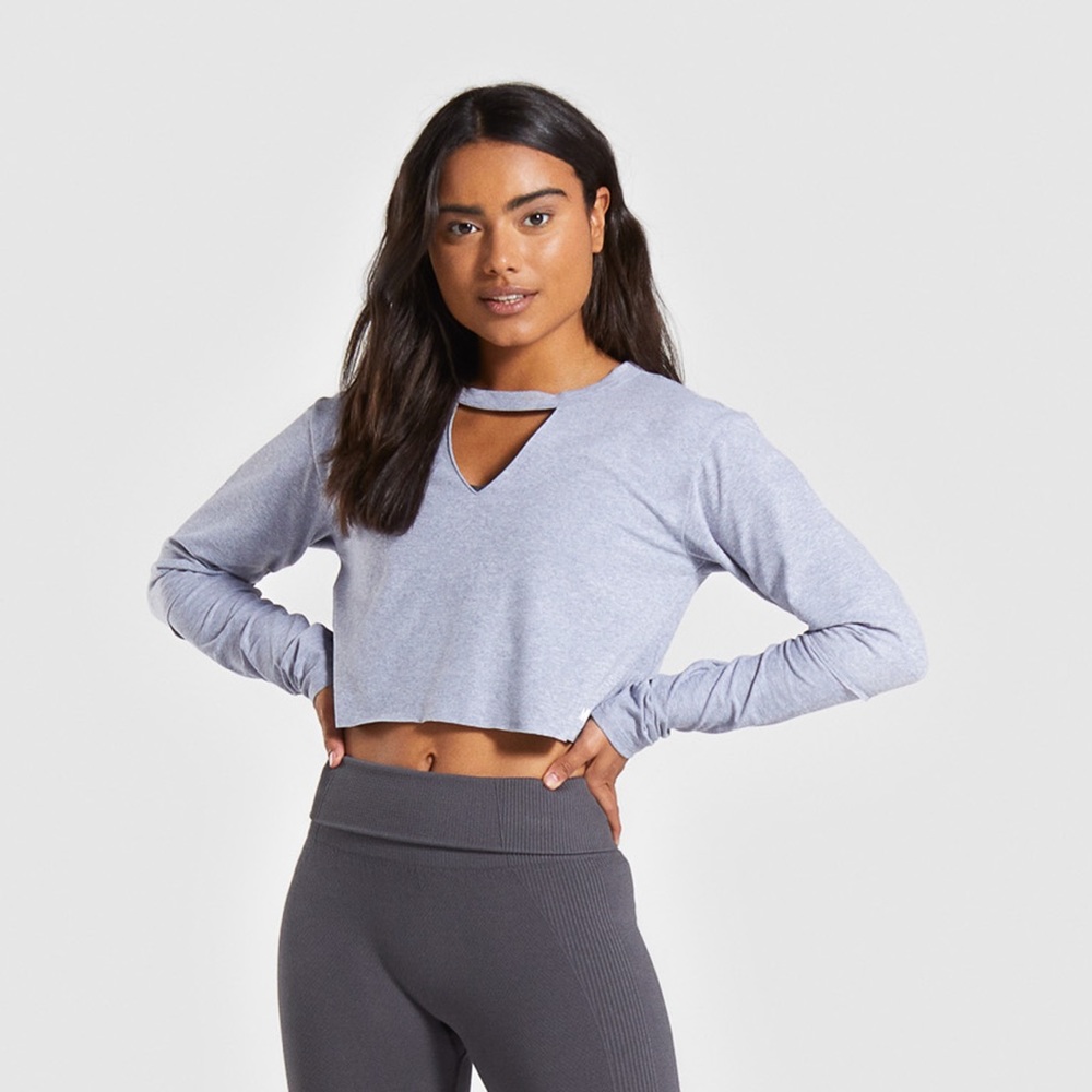 Gymshark power down crop top